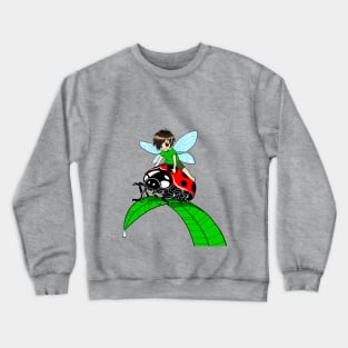 Ladybug Fairy Crewneck Sweatshirt